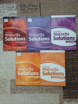 Maturita Solutions Third edition učebnice a pracovní sešity