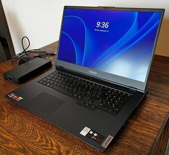 17" Herní notebook Lenovo Legion 5-17ACH6H Phantom Blue