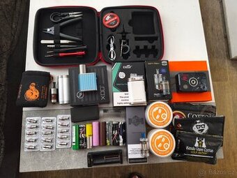 Vaping sety +komplet prislusenstvi