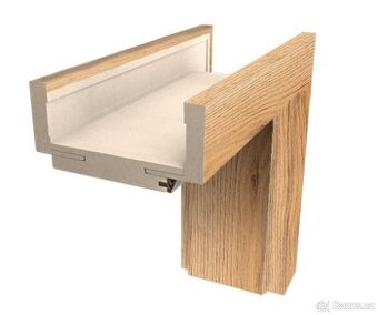 Obložková zárubeň Naturel 80 cm pro tloušťku stěny 10-14 cm