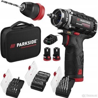 Aku Šroubovák PARKSIDE PBSPA E4 12V aku vrtačka 2x akumuláto