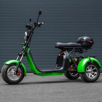 Elektrická tříkolka Leramotors C5, zelená
