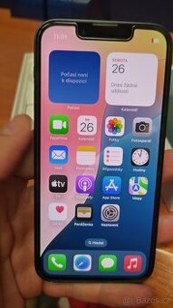 Apple Phone 13mini 128GB Blue, pěkný stav, bater88%,zár.12m