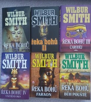 Knihy Řeka bohů 1-6 (Wilbur Smith)