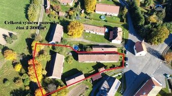 Zemědělská usedlost s rozlehlým pozemkem a možností přestavb