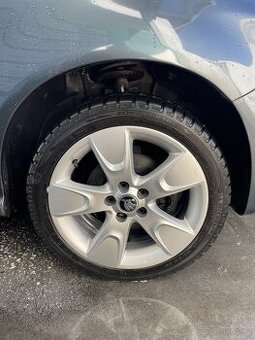 Levné kola Škoda 5x100 R16 zimni pneu ,hezký vzorek