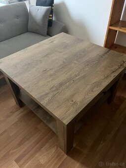 Stolek, Konferenční stůl s šuplíky 80x80cm výška 54cm