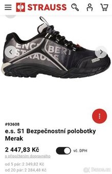 Pracovni obuv strauss