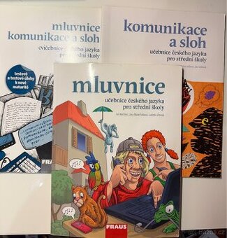 Mluvnice, komunikace a sloh a cvičebnice Fraus