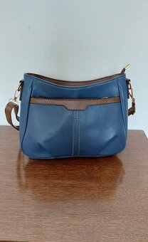 Nová modro hnědá kabelka