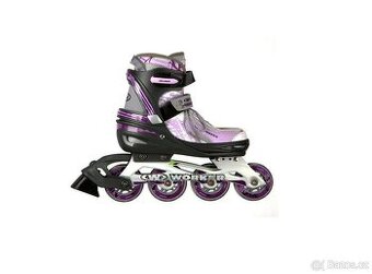 Kolečkové brusle WORKER Perleta 4236 vel. 35-38