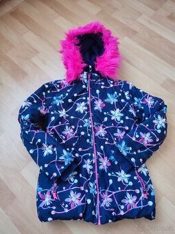 Dívčí zimní bunda Lewro vel. 128/134