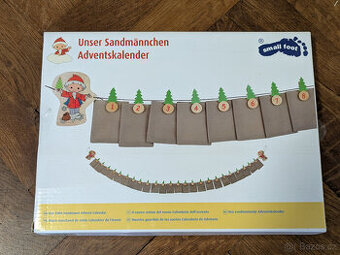 Adventní kalendář - sáčky s kolíčky - Unser Sandmännchen