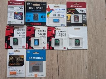 SD karta, Compact Flash více druhů, USB flash