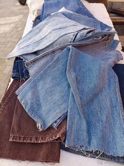 zbytky látek riflovina