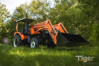 Traktor TIGER 504 bez kabiny včetně předního nakladače