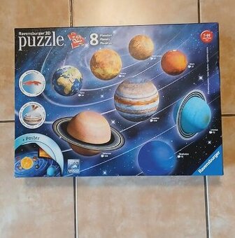 3D PUZZLE Sluneční soustava