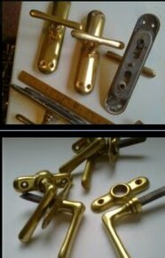 Mosazné okenní kličky