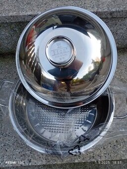 VELKÝ KASTROL RYCHLÝ NA PEČENÍ SMAŽENÍ I VAŘENÍ