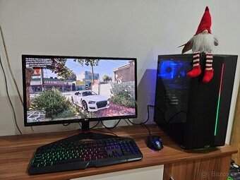 Herní pc i5-3340 16gb ddr3 GTX750ti 2gb lcd 24" GTA5