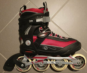 Inline brusle DELTA SPORT dámské černo-červené, velikost 39