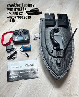 Rybářská ZAVÁŽECÍ loďka s GPS