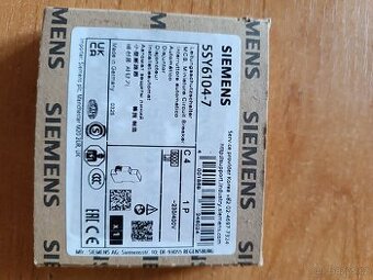 Jistič SIEMENS 5SY6104-7 jm.proud 4A
