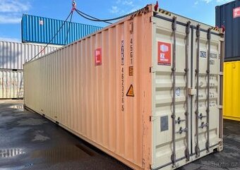 Stavební kontejner 40'HC RAL 1015 DODÁNÍ ZDARMA