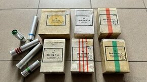 Signální náboje, světlice 26,5 mm, dýmovnice DA 25 i jiné.