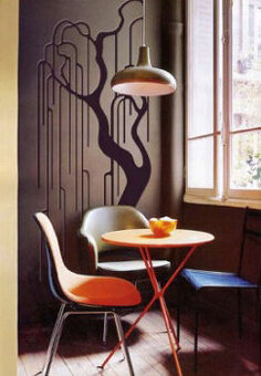 Nový přetíratelný samolepící reliéf CANDIS Salice R1018