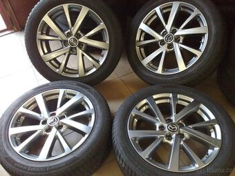 alu kola mazda 5x114,3 r18 čidla tpms 215/55/18