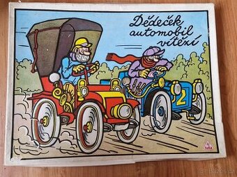 Dědeček automobil vítězí,loutkové divadlo,3x fotbálek Luda