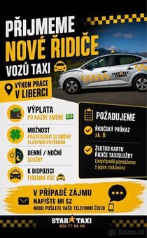 Přijmeme řidiče taxi