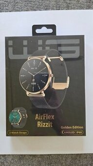 Chytré hodinky WG AirFlex3 Rizz, zlaté