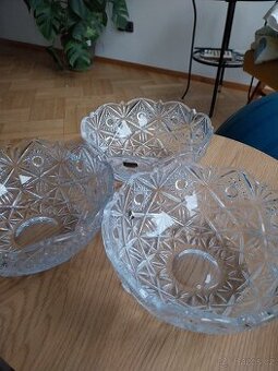Broušená mísa zn. Bohemia Cristal