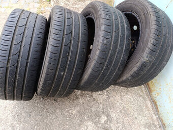 Kompletní kola na Škoda Fabia II (15" pětišroub)