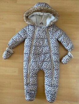 Fred Flo zimní kombinéza s leopardím motivem