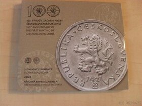 100. výročie začatia razby československých mincí