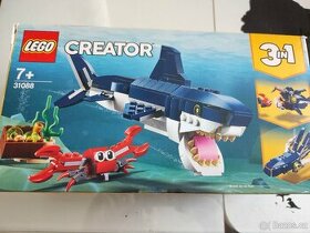 LEGO creator 31088 žralok, chobotnice, ryba