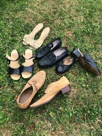 Retro obuv, různé staré boty