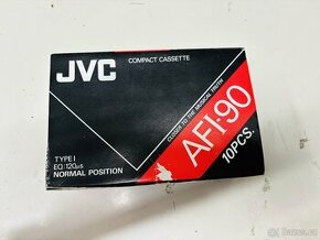 5ks originál zabalená audiokazeta JVC AFI 90 vč. Krabice