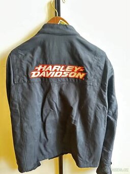 HARLEY DAVIDSON – PÁNSKÁ 100% NYLONOVÁ BUNDA S LOGEM HD, XL