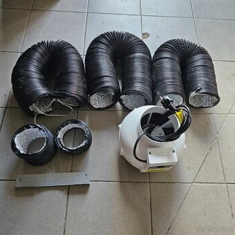 Ventilátor Prima klima PK125-2. + potrubí combiflex - 1