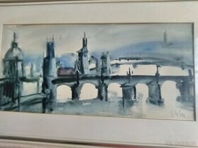 Akvarel Praha - 1