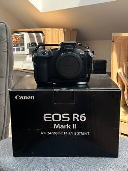 Canon R6 Mark II + adaptér + příslušenství