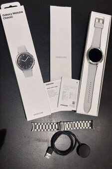 SAMSUNG Galaxy Watch 4 Classic (46 mm) stříbrné