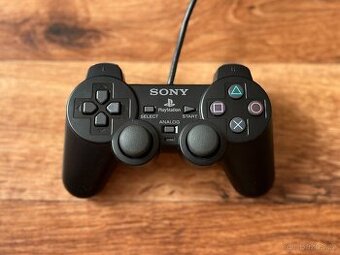 Originální ovladač Sony Dualshock 2 pro PS2 (SCPH-10010) čer - 1