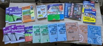 Učebnice a pracovní sešity pro různé ročníky Gymnázia