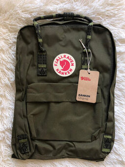 Nový batoh Fjällräven Kanken military s ozdobnými prvky