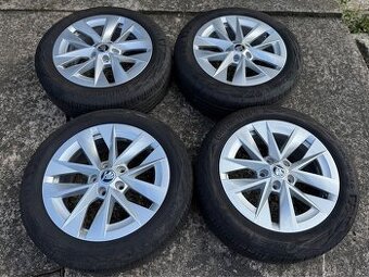 Alu kola Škoda 5x112 R17 včetně pneu Continental 205/55/17
